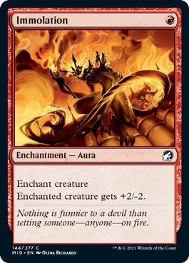 Immolation [Innistrad: Midnight Hunt] | Exor Games Bridgewater
