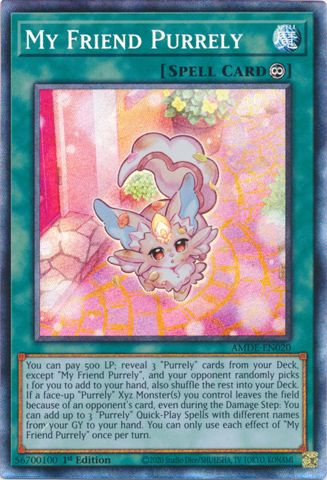 My Friend Purrely [AMDE-EN020] Collector's Rare | Exor Games Bridgewater