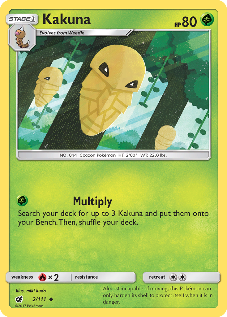 Kakuna (2/111) [Sun & Moon: Crimson Invasion] | Exor Games Bridgewater