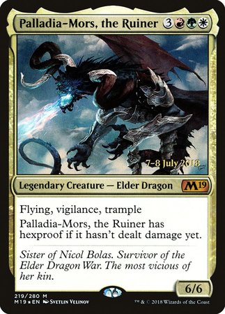 Palladia-Mors, the Ruiner [Core Set 2019 Promos] | Exor Games Bridgewater