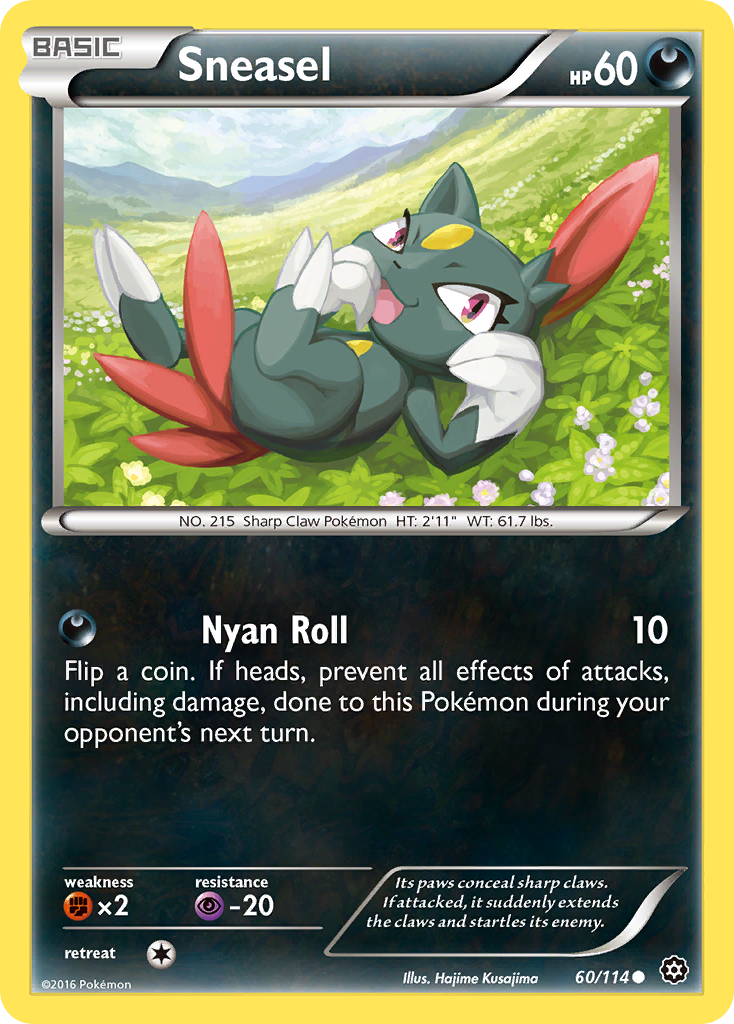Sneasel (60/114) [XY: Steam Siege] | Exor Games Bridgewater