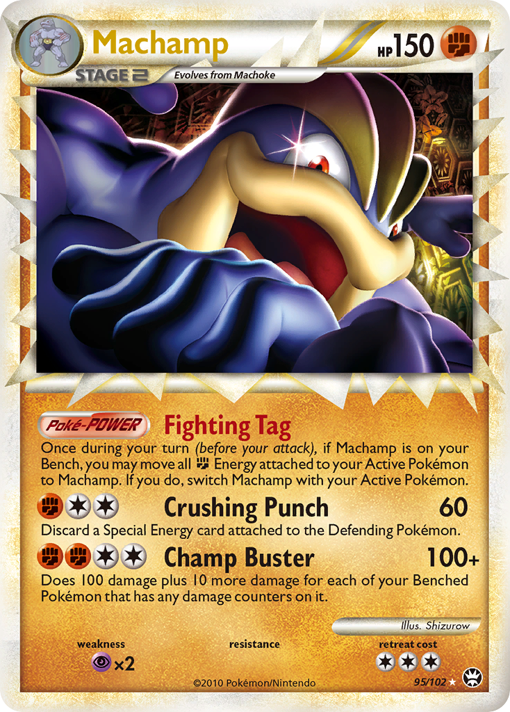 Machamp (95/102) [HeartGold & SoulSilver: Triumphant] | Exor Games Bridgewater