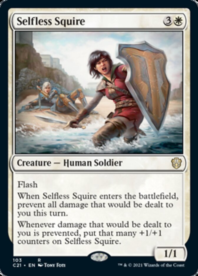 Selfless Squire [Commander 2021] | Exor Games Bridgewater