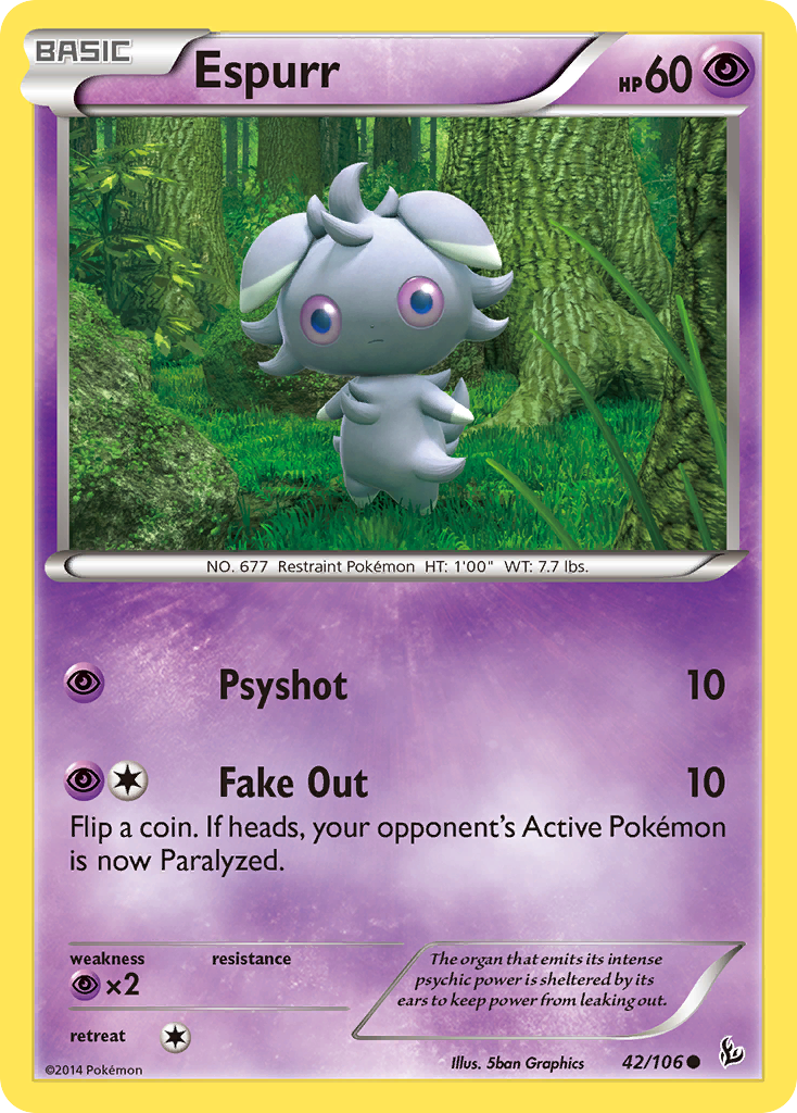 Espurr (42/106) [XY: Flashfire] | Exor Games Bridgewater