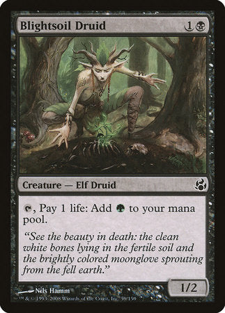 Blightsoil Druid [Morningtide] | Exor Games Bridgewater