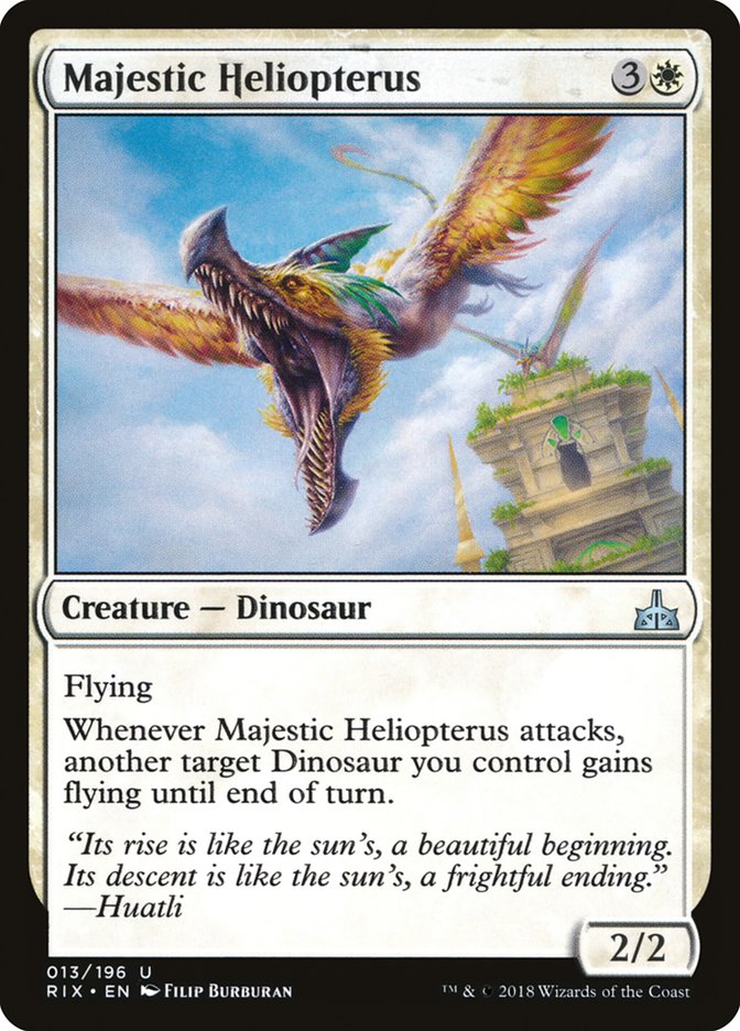 Majestic Heliopterus [Rivals of Ixalan] | Exor Games Bridgewater