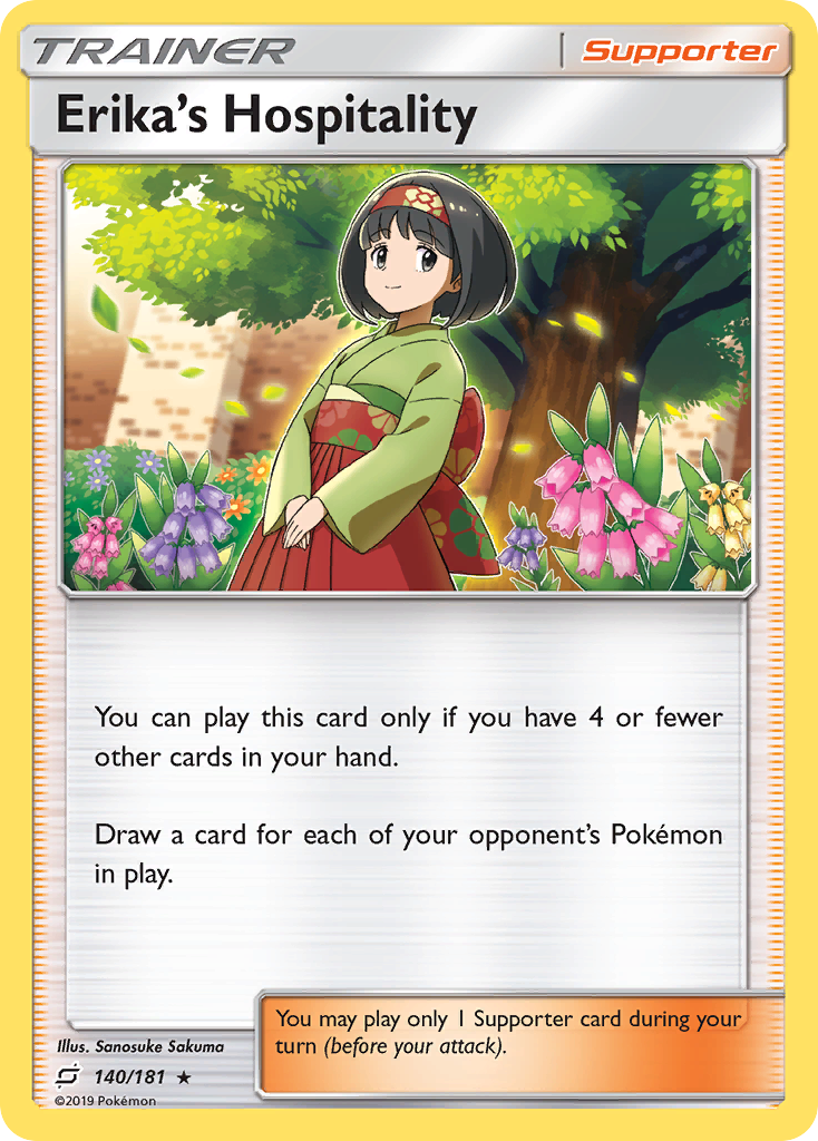 Erika's Hospitality (140/181) [Sun & Moon: Team Up] | Exor Games Bridgewater