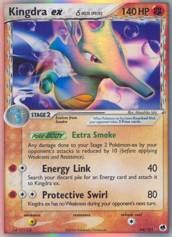 Kingdra ex (94/101) (Delta Species) [EX: Dragon Frontiers] | Exor Games Bridgewater