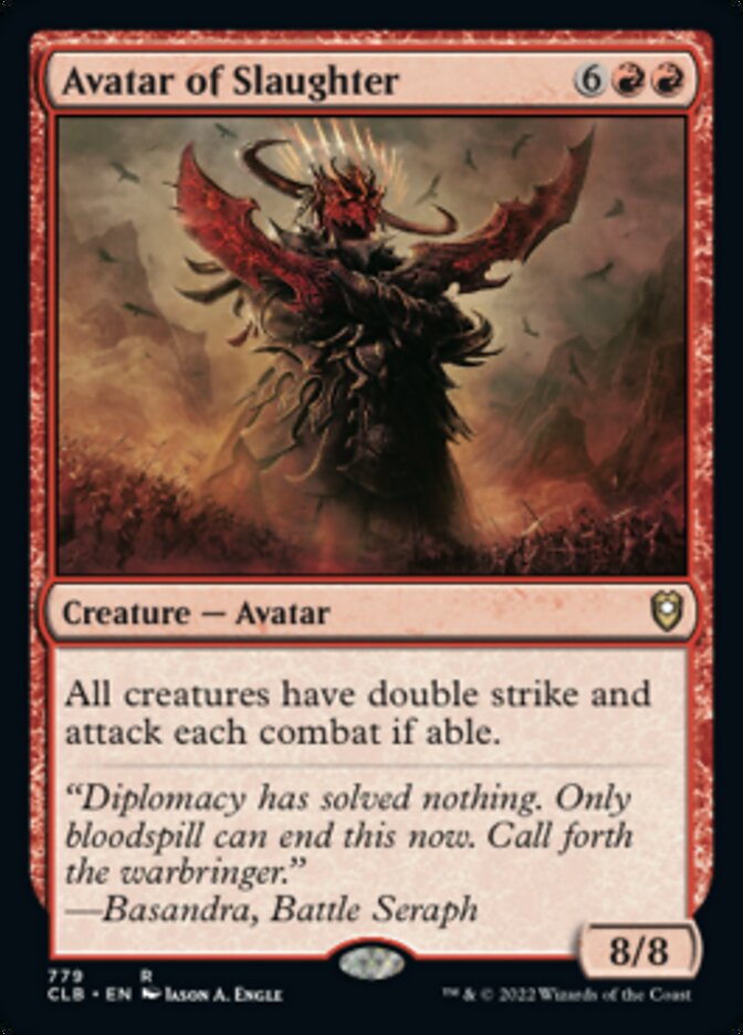 Avatar of Slaughter [Commander Legends: Battle for Baldur's Gate] | Exor Games Bridgewater