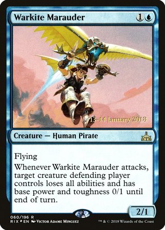 Warkite Marauder [Rivals of Ixalan Promos] | Exor Games Bridgewater