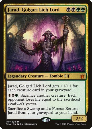 Jarad, Golgari Lich Lord [Commander Anthology] | Exor Games Bridgewater