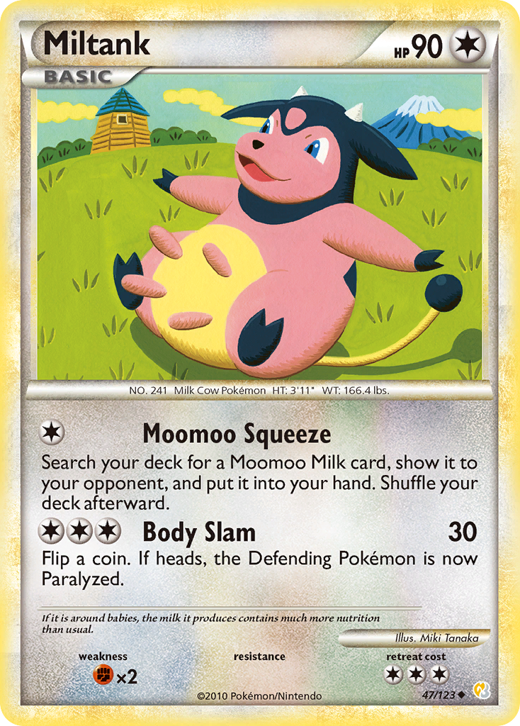 Miltank (47/123) [HeartGold & SoulSilver: Base Set] | Exor Games Bridgewater