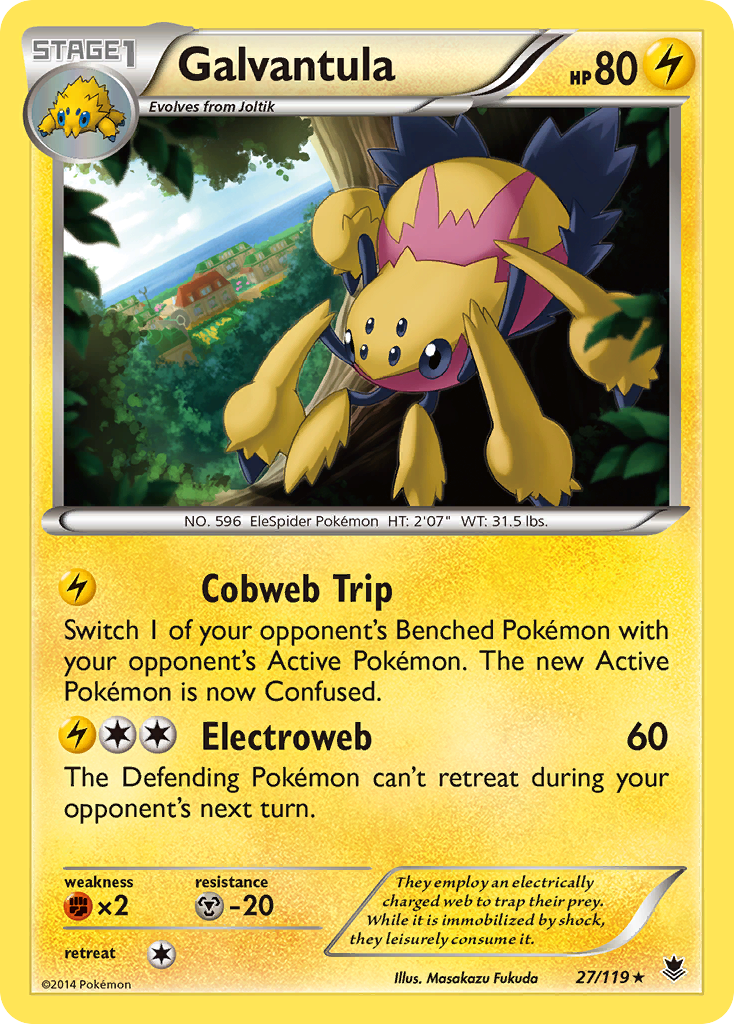 Galvantula (27/119) [XY: Phantom Forces] | Exor Games Bridgewater