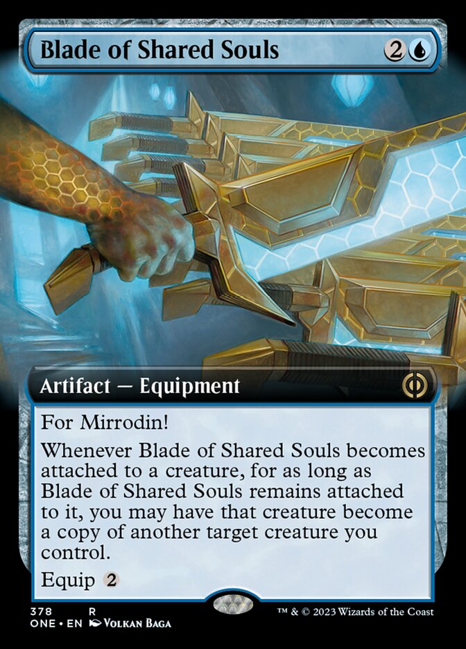 Blade of Shared Souls (Extended Art) [Phyrexia: All Will Be One] | Exor Games Bridgewater