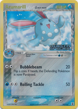 Azumarill (19/113) (Delta Species) (Stamped) [EX: Delta Species] | Exor Games Bridgewater