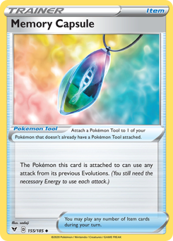 Memory Capsule (155/185) [Sword & Shield: Vivid Voltage] | Exor Games Bridgewater