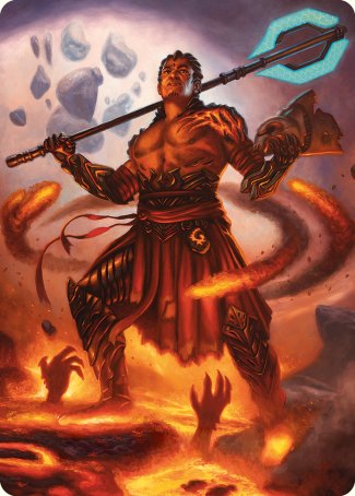 Koth, Fire of Resistance Art Card [Phyrexia: All Will Be One Art Series] | Exor Games Bridgewater