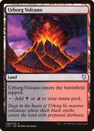 Urborg Volcano [Commander 2017] | Exor Games Bridgewater