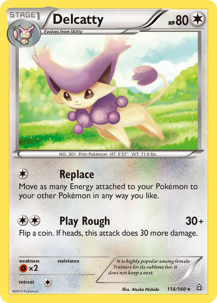 Delcatty (114/160) [XY: Primal Clash] | Exor Games Bridgewater