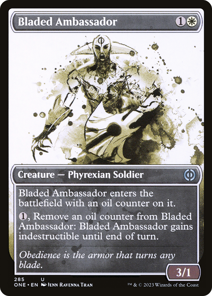 Bladed Ambassador (Showcase Ichor) [Phyrexia: All Will Be One] | Exor Games Bridgewater