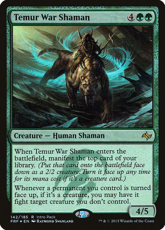 Temur War Shaman [Fate Reforged Promos] | Exor Games Bridgewater