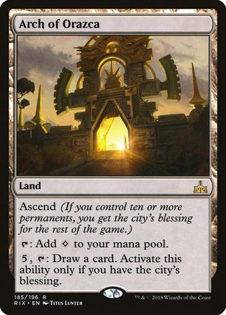 Arch of Orazca [Rivals of Ixalan] | Exor Games Bridgewater