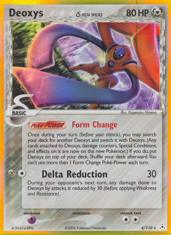 Deoxys (4/110) (Delta Species) [EX: Holon Phantoms] | Exor Games Bridgewater