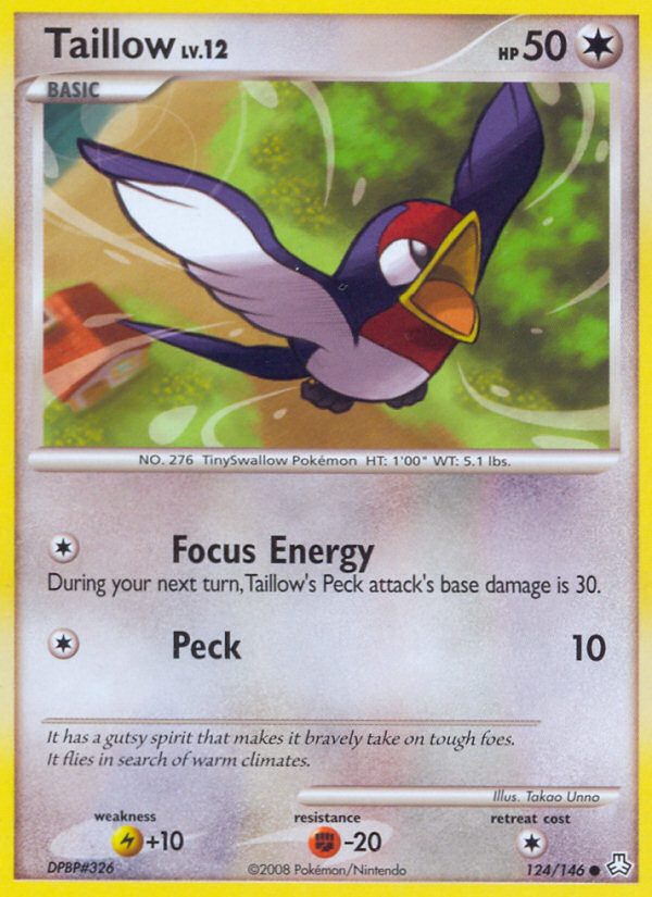 Taillow (124/146) [Diamond & Pearl: Legends Awakened] | Exor Games Bridgewater