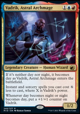 Vadrik, Astral Archmage (Promo Pack) [Innistrad: Midnight Hunt Promos] | Exor Games Bridgewater