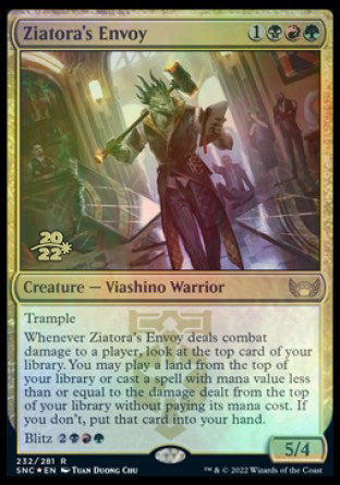 Ziatora's Envoy [Streets of New Capenna Prerelease Promos] | Exor Games Bridgewater