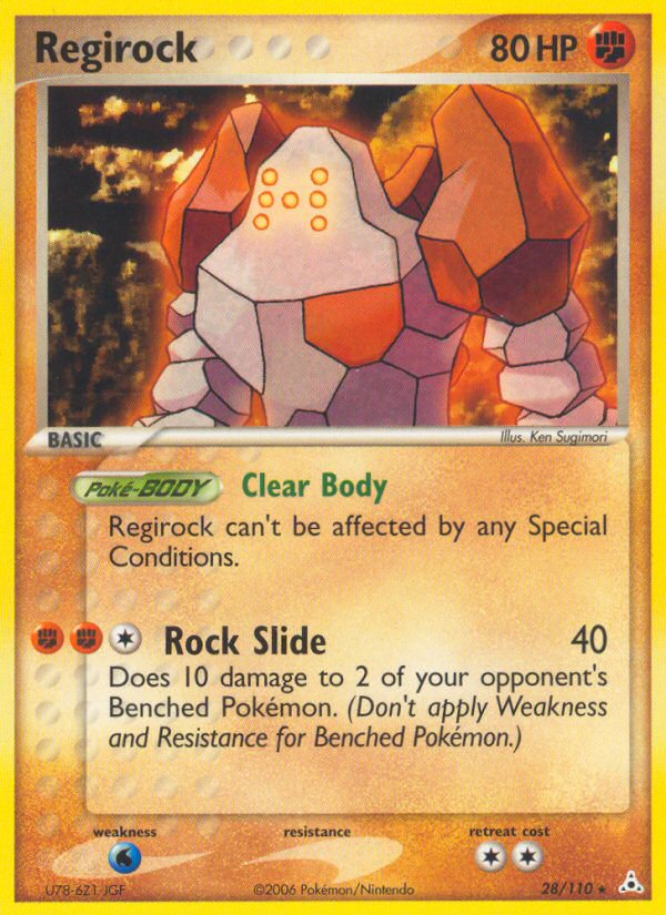 Regirock (28/110) [EX: Holon Phantoms] | Exor Games Bridgewater