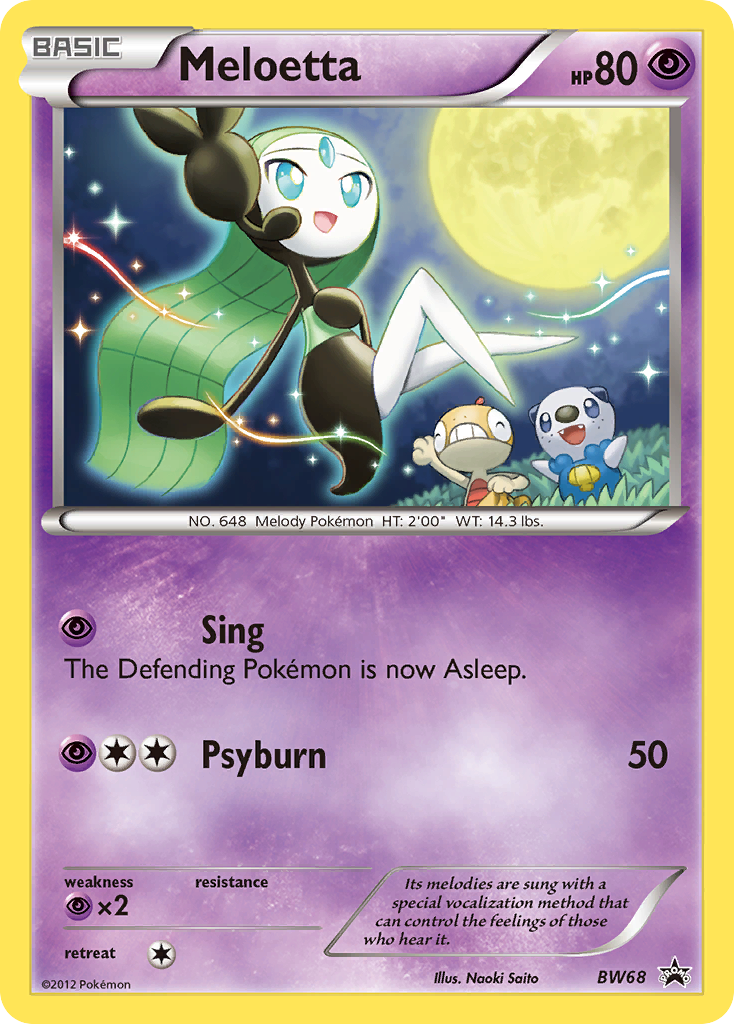 Meloetta (BW68) [Black & White: Black Star Promos] | Exor Games Bridgewater