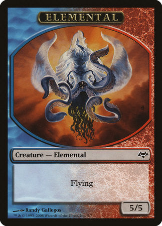 Elemental Token (Blue/Red) [Eventide Tokens] | Exor Games Bridgewater