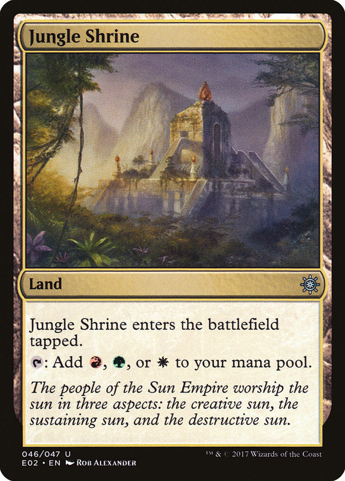 Jungle Shrine [Explorers of Ixalan] | Exor Games Bridgewater