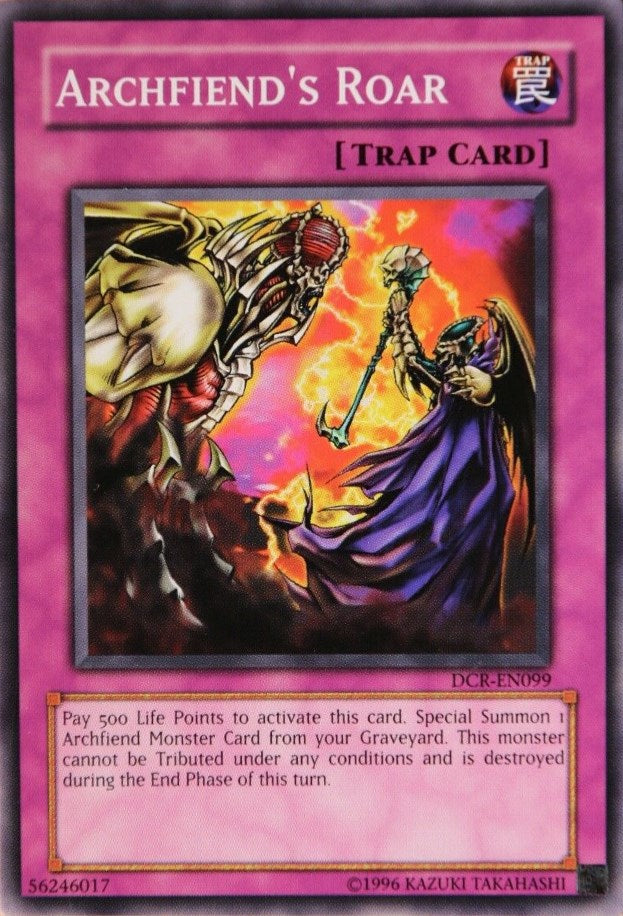 Archfiend's Roar [DCR-EN099] Common | Exor Games Bridgewater