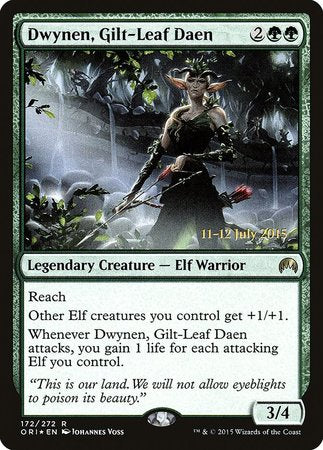 Dwynen, Gilt-Leaf Daen [Magic Origins Promos] | Exor Games Bridgewater