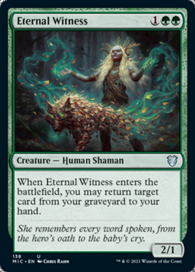 Eternal Witness [Innistrad: Midnight Hunt Commander] | Exor Games Bridgewater