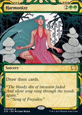Harmonize (Etched Foil) [Strixhaven Mystical Archive] | Exor Games Bridgewater