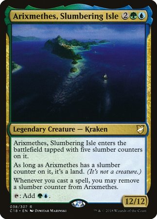 Arixmethes, Slumbering Isle [Commander 2018] | Exor Games Bridgewater
