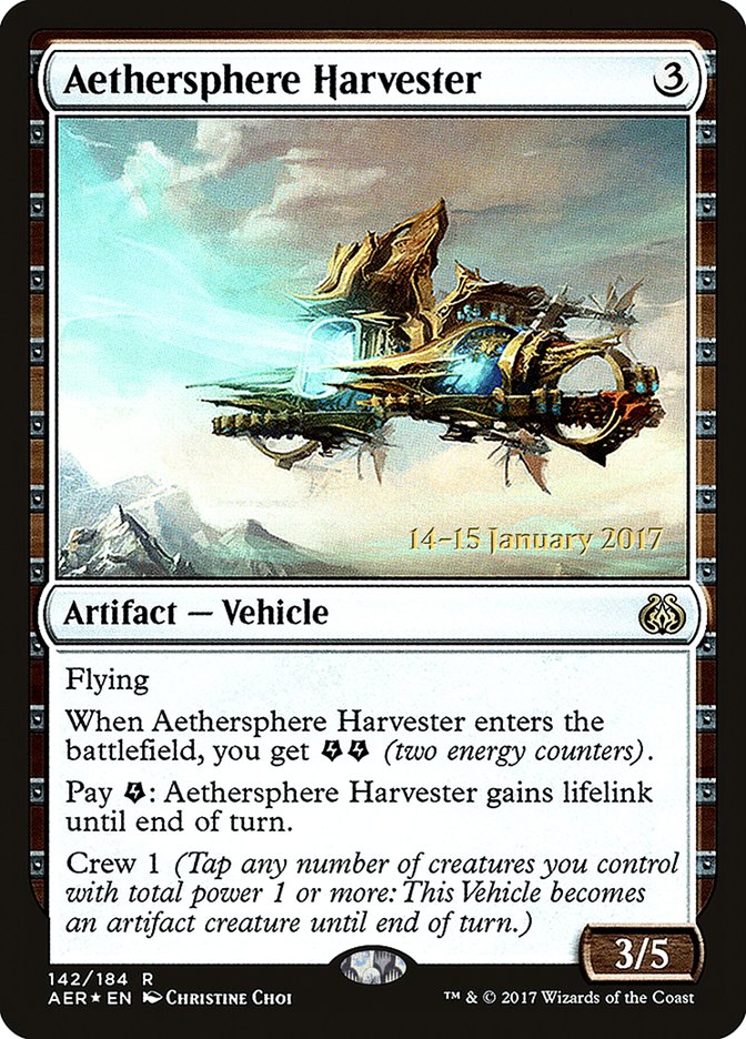 Aethersphere Harvester  [Aether Revolt Prerelease Promos] | Exor Games Bridgewater