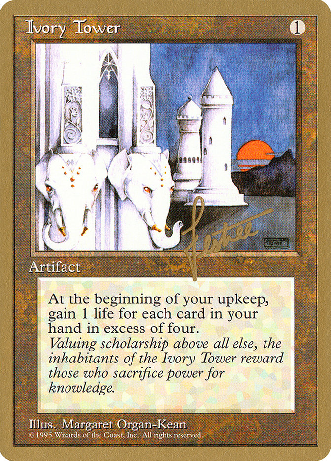 Ivory Tower (Bertrand Lestree) [Pro Tour Collector Set] | Exor Games Bridgewater