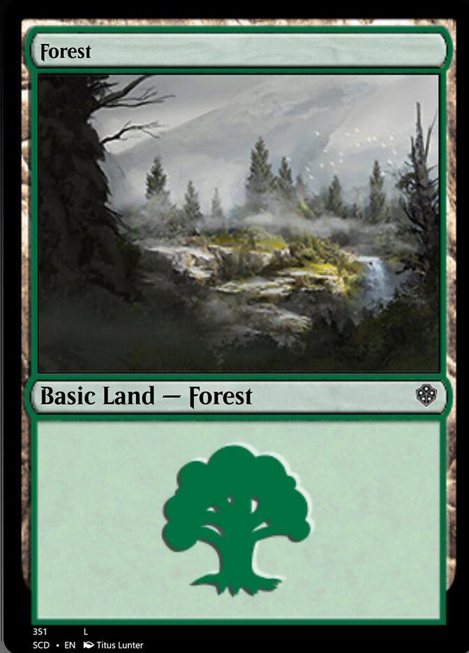 Forest (351) [Starter Commander Decks] | Exor Games Bridgewater