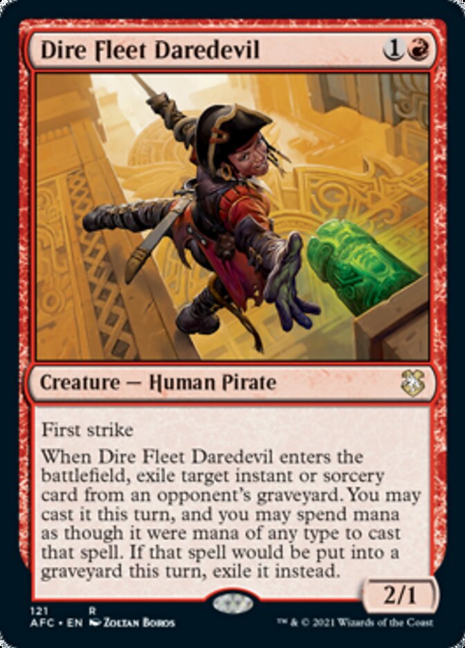 Dire Fleet Daredevil [Dungeons & Dragons: Adventures in the Forgotten Realms Commander] | Exor Games Bridgewater