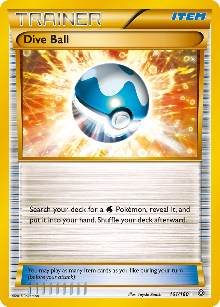 Dive Ball (161/160) [XY: Primal Clash] | Exor Games Bridgewater