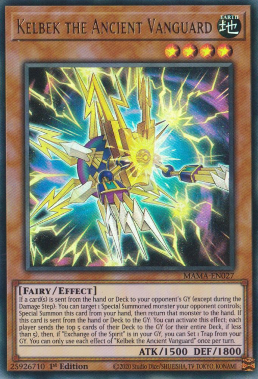 Kelbek the Ancient Vanguard [MAMA-EN027] Ultra Rare | Exor Games Bridgewater