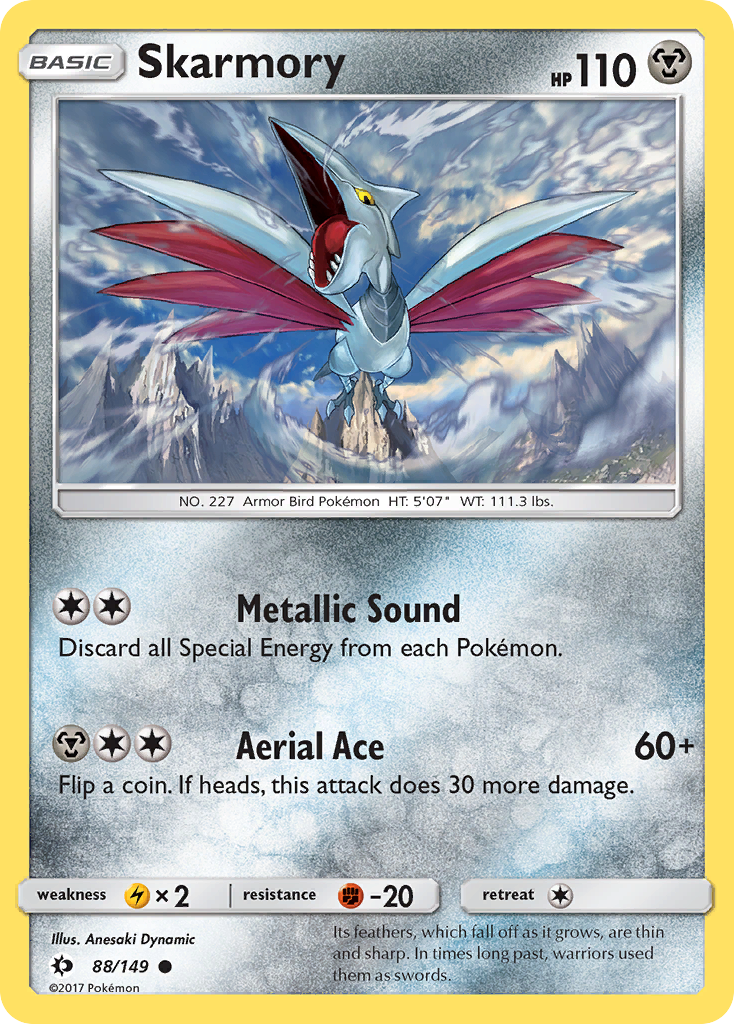 Skarmory (88/149) [Sun & Moon: Base Set] | Exor Games Bridgewater