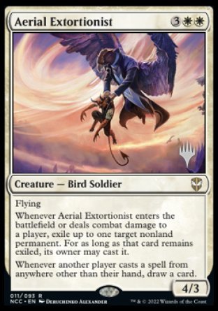 Aerial Extortionist (Promo Pack) [Streets of New Capenna Commander Promos] | Exor Games Bridgewater