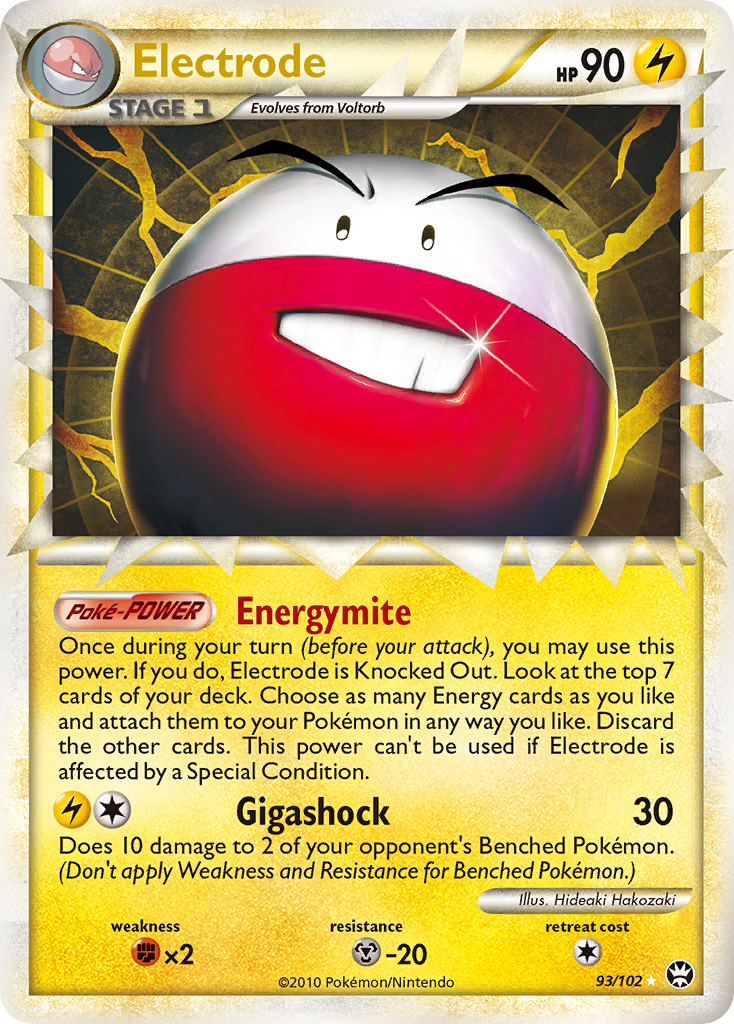 Electrode (93/102) [HeartGold & SoulSilver: Triumphant] | Exor Games Bridgewater