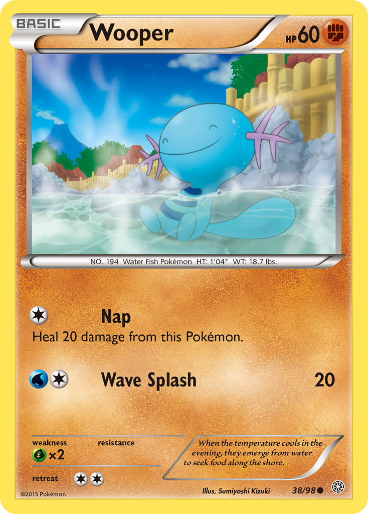 Wooper (38/98) [XY: Ancient Origins] | Exor Games Bridgewater