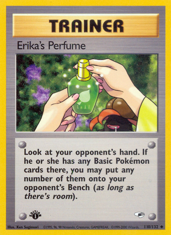 Erika's Perfume (110/132) [Gym Heroes 1st Edition] | Exor Games Bridgewater